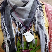 Image of White Cavey Necklace or Keychain