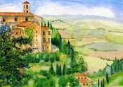 Image of Montalcino, Tuscany, italy