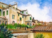 Image of Montalcino Morning Italy