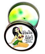 Image of Hula Girl 5oz Pineapple, Coconut and Lime Scented Soy Candle
