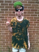 Image of Green/Yellow Tie Dye Tee