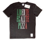 Image of T-Shirt Liberté Egalité Pizza (by La Pizza Chaude)