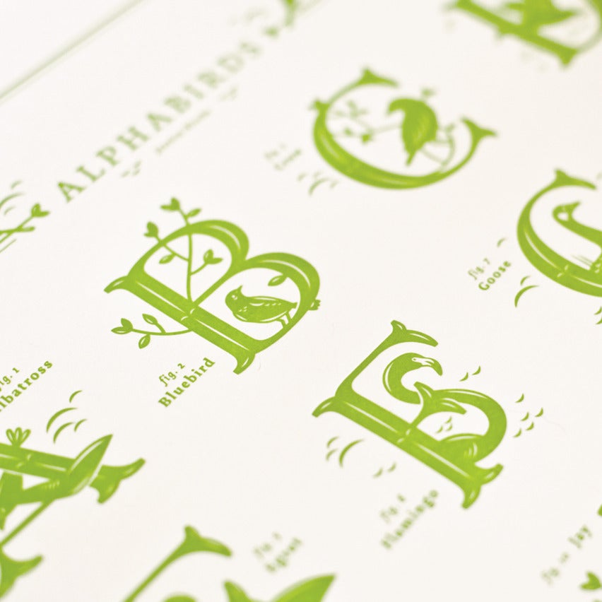 Image of Alphabirds Print
