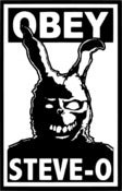 Image of OBEY STEVE-O x Donnie Darko Stickers