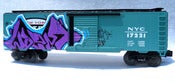Image of Custom Graffiti Painted Boxcar
