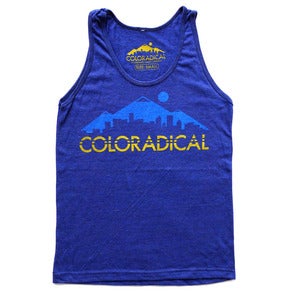 Image of Coloradical Skyline - Men's Tank Top