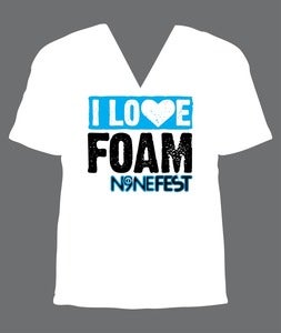 Image of I Love Foam N9NE Fest 2011 Unisex V-Neck
