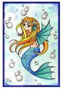 Image of mermaid print A4