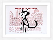 Image of ÜBER5000 "SCIENCE CAT" Screen Print