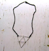 Image of Constructed Triangle Necklace