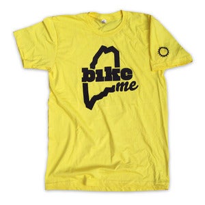 Image of BikeME T-Shirt (Yellow)