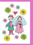 Image of **NEW** Floral Wedding Card