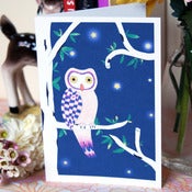 Image of Mysterious Owl Greeting Card