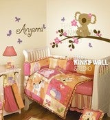 Image of Koala Bear Wall Sticker Decal Nursery Kids Room Baby KK112
