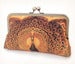 Image of Peacock palace, original silk clutch purse