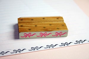 Image of LAST ONE Border rubber stamp