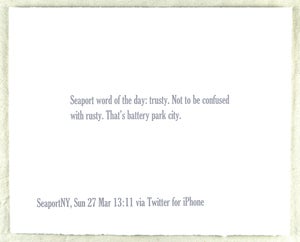 Image of Seaport word
