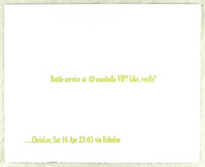 Image of Bottle service