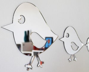Image of Shatterproof Bird Family Mirrors