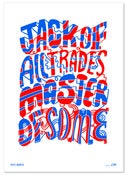 Image of JACK OF ALL TRADES RISO PRINT