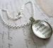 Image of Vintage Dictionary Bracelet -Sterling Chain 