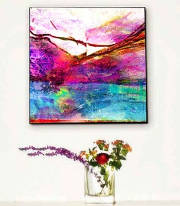 Image of ♥Abstract Retro Art Canvas-Landscape♥