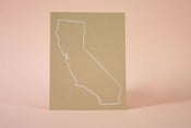 Image of Heart California Postcard