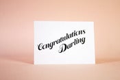 Image of Congratulations Darling