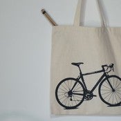 Image of Printed Cotton Canvas Tote