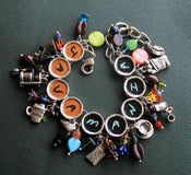 Image of Javamania Coffee Charm Bracelet Java Beans