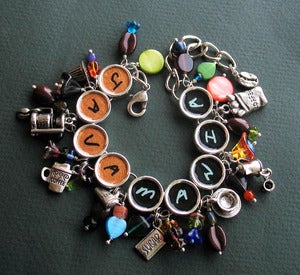 Image of Javamania Coffee Charm Bracelet Java Beans