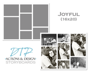 Image of 16x20 Joyful Storyboard Template