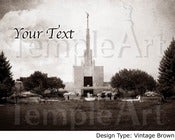 Image of Denver Colorado LDS Mormon Temple Art 001 - Personalized LDS Temple Art