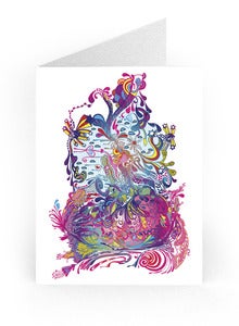Image of Cosmosis greeting card