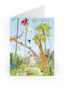 Image of My jungle greeting card