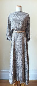 Image of Abstract African Print Long Dress