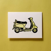 Image of Pistachio Vespa Card