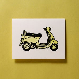 Image of Pistachio Vespa Card
