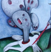 Image of 'The Fall of The Angel' - Alejandro Jodorowsky and Pascale Montandon Signed Print