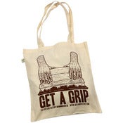 Image of FREE GET A GRIP ORGANIC COTTON TOTE BAG