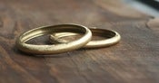 Image of round-round brass bracelet