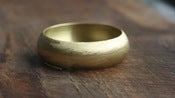 Image of Big round brass bracelet