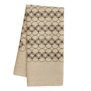 Image of Natural Circles Tea Towel