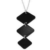 Image of VLING CLASSIC "ARISTA" Necklace made from a recycled vinyl record.