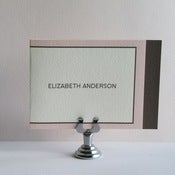 Image of Personal Folded Notes - Pink and Brown