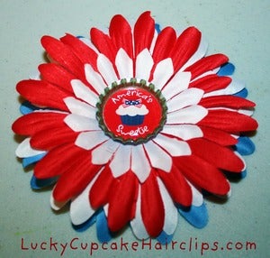 Image of Patriotic Cupcake Flowers
