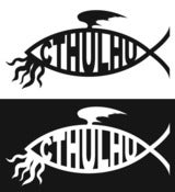 Image of Cthulhu Decal (8.5" x 4.125")