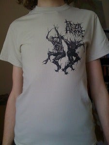 Image of T-shirt sand/charcoal/red(girly)