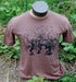 Image of Dancing Trees on Men's Hemp in Milk Chocolate