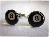 Image of Eight Ball cufflinks